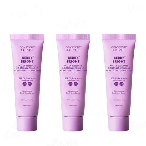 Conscious Chemist Berry Bright Water Resistant Sunscreen SPF 50 PA++++